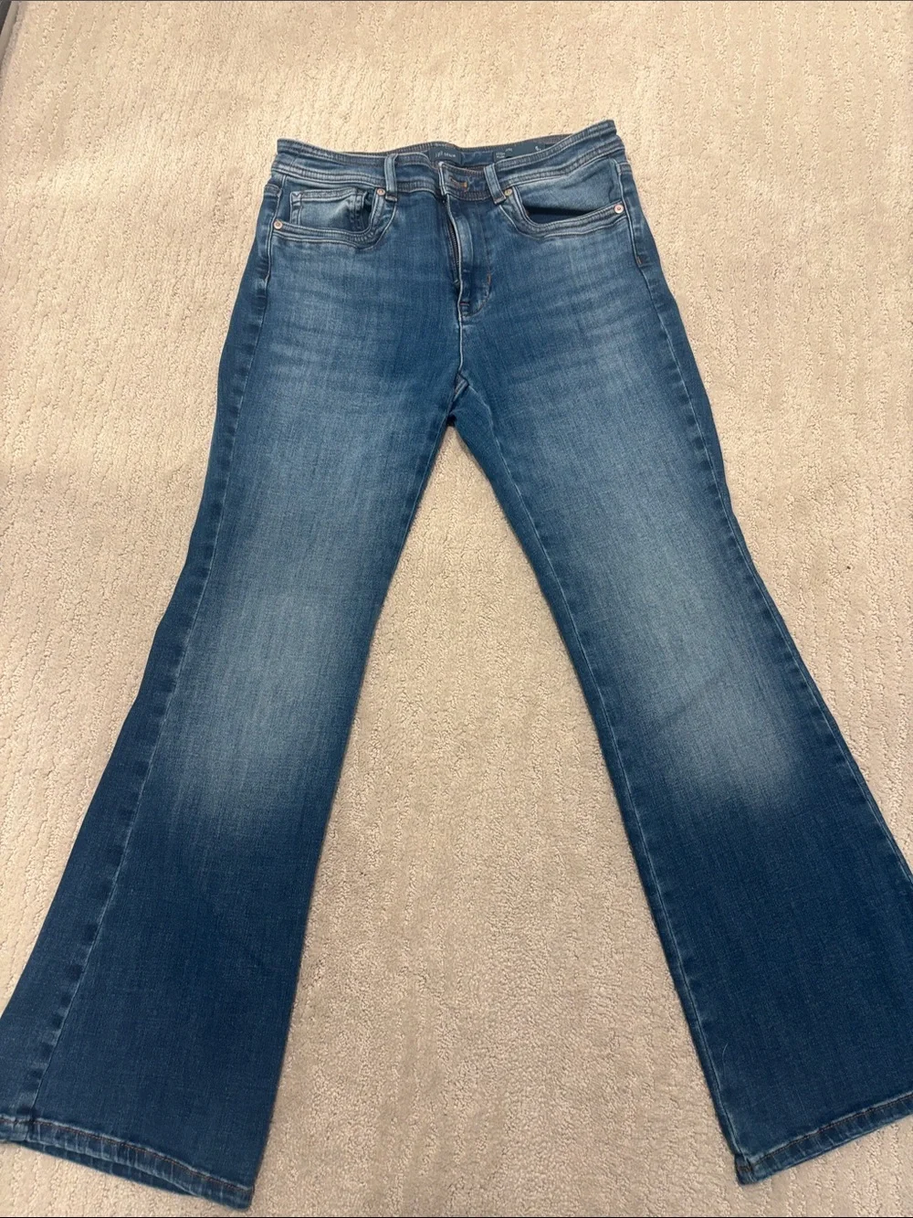 J. Jill Blue Flare Jeans - Mid Wash